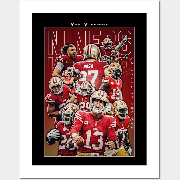 49ers Football Players Wall Art by NFLapparel